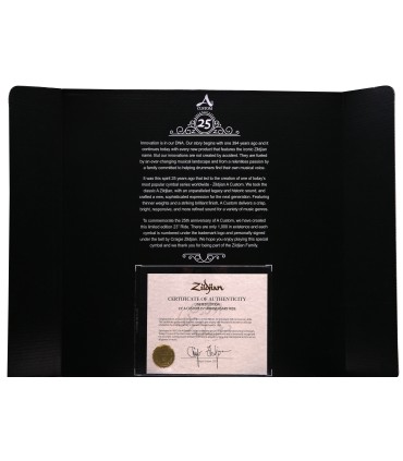 ZILDJIAN A-CUSTOM RIDE 23" 25TH ANNIVERSARY LIMITED ČINELA