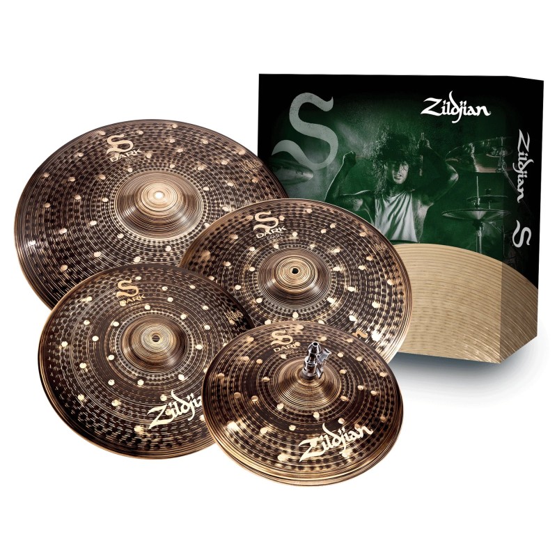 ZILDJIAN S DARK CYMBAL SET (14/16/18/20) ČINELE