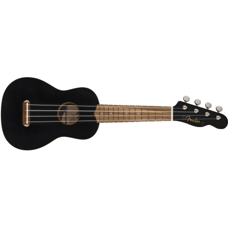 FENDER VENICE SOPRANO BLK WN UKULELE