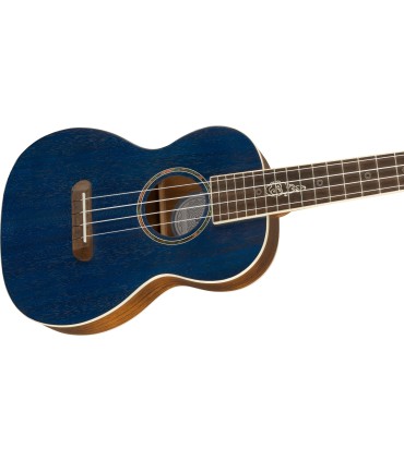 FENDER DHANI HARRISON SPHR BLUE UKULELE