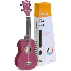 STAGG SOPRANO VIOLET + torba UKULELE