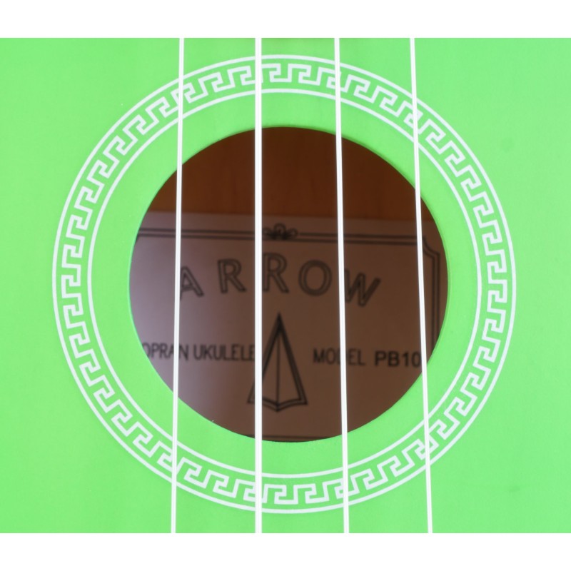 ARROW PB10 SOPRANO GREEN UKULELE