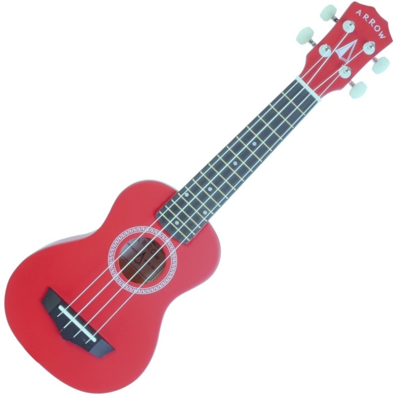 ARROW PB10 SOPRANO RED UKULELE