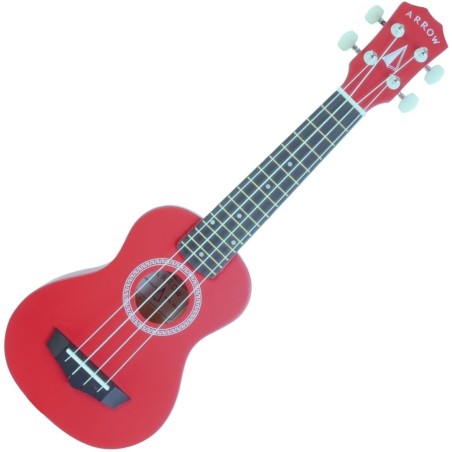 ARROW PB10 SOPRANO RED UKULELE