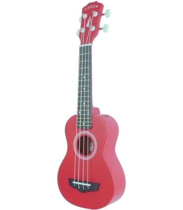 ARROW PB10 SOPRANO RED UKULELE
