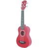 ARROW PB10 SOPRANO RED UKULELE