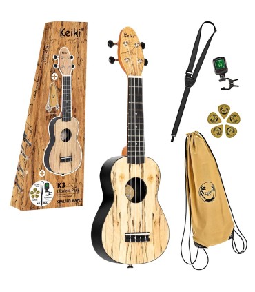 ORTEGA KEIKI K3-SPM+torba+pribor UKULELE