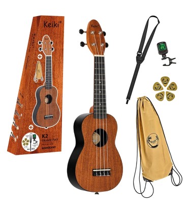 ORTEGA KEIKI K2-MAH+torba+pribor UKULELE