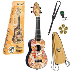 ORTEGA KEIKI K2-VP+torba+pribor UKULELE