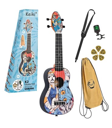 ORTEGA KEIKI K2-SR+torba+pribor UKULELE