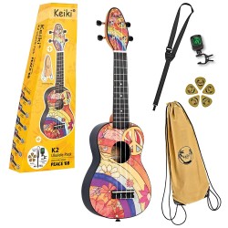 ORTEGA KEIKI K2-68+torba+pribor UKULELE