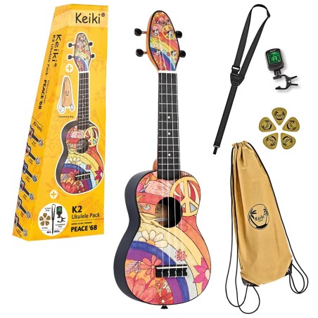 ORTEGA KEIKI K2-68+torba+pribor UKULELE
