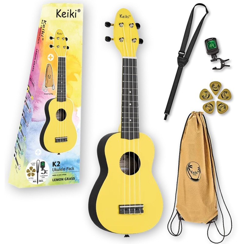 ORTEGA KEIKI K2-LGR+torba+pribor UKULELE