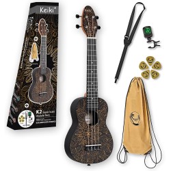 ORTEGA KEIKI K2SS-OKC+torba+pribor UKULELE