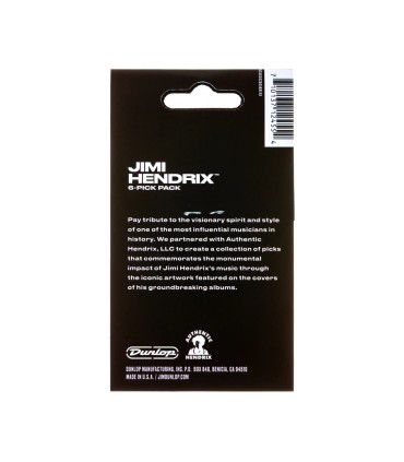 JIM DUNLOP HENDRIX ELECTRIC LADYLAND JHP03H TRZALICE
