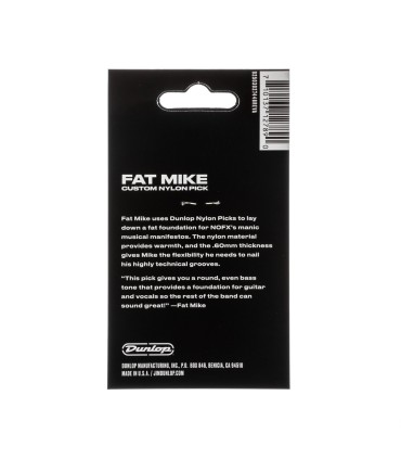 JIM DUNLOP FAT MIKE NYLON STANDARD PACK TRZALICE