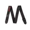 FENDER 2" POLY RED LOGO STRAP REMEN