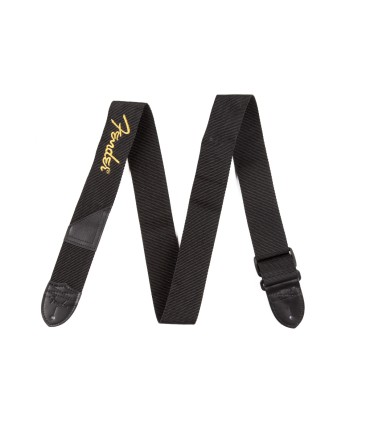 FENDER 2" POLY YELLOW LOGO STRAP REMEN