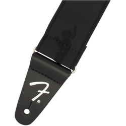FENDER 2" WEIGHLESS RUNNING LOGO BLACK/BLACK REMEN
