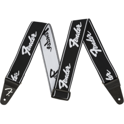 FENDER 2" WEIGHLESS RUNNING LOGO BLACK/WHITE REMEN