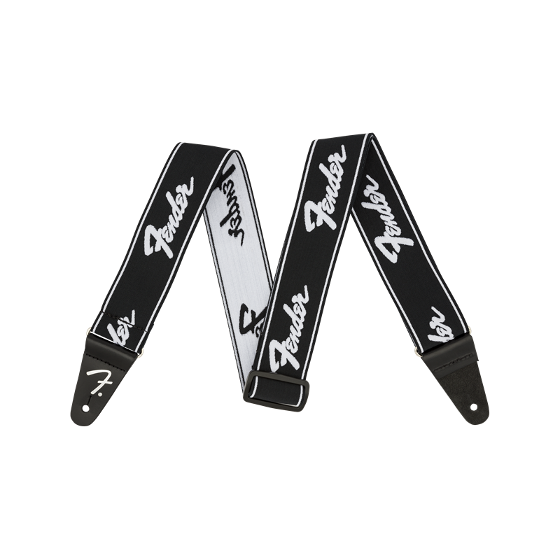 FENDER 2" WEIGHLESS RUNNING LOGO BLACK/WHITE REMEN