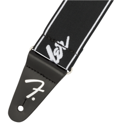 FENDER 2" WEIGHLESS RUNNING LOGO BLACK/WHITE REMEN