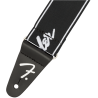 FENDER 2" WEIGHLESS RUNNING LOGO BLACK/WHITE REMEN