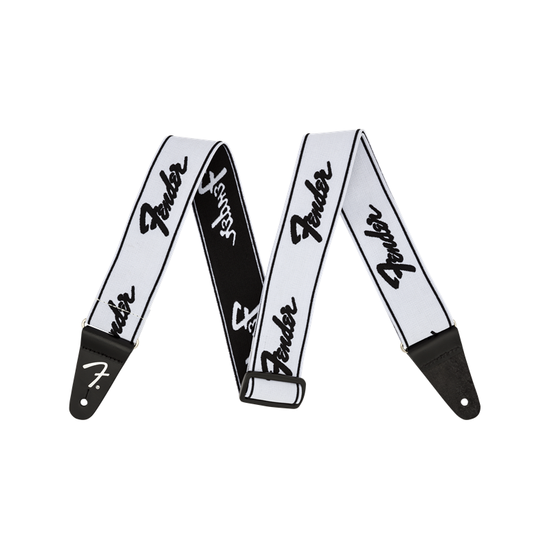 FENDER 2" WEIGHLESS RUNNING LOGO WHITE/BLACK REMEN