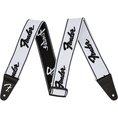 FENDER 2" WEIGHLESS RUNNING LOGO WHITE/BLACK REMEN