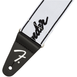 FENDER 2" WEIGHLESS RUNNING LOGO WHITE/BLACK REMEN
