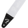 FENDER 2" WEIGHLESS RUNNING LOGO WHITE/WHITE REMEN