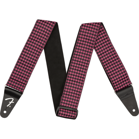 FENDER HOUNDSTOOTH STRAP PINK REMEN