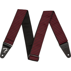 FENDER HOUNDSTOOTH STRAP RED REMEN