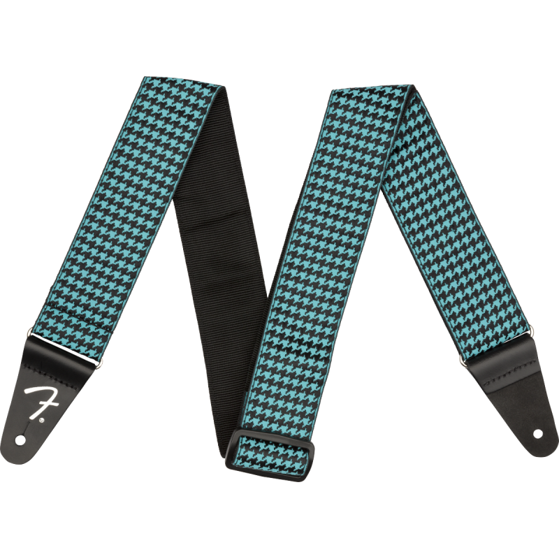 FENDER HOUNDSTOOTH STRAP TEAL REMEN
