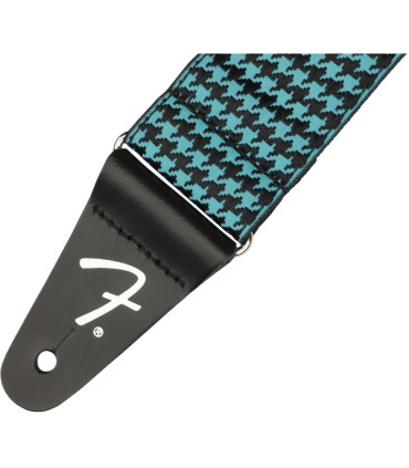 FENDER HOUNDSTOOTH STRAP TEAL REMEN