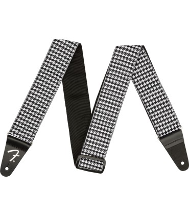 FENDER HOUNDSTOOTH STRAP WHITE REMEN
