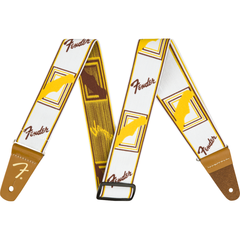 FENDER WEIGHLESS MONO WHITE/BROWN/YELLOW REMEN