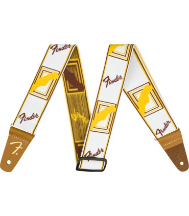 FENDER WEIGHLESS MONO WHITE/BROWN/YELLOW REMEN