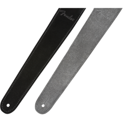 FENDER 2" REVERSIBLE SUEDE STRAP - BLK/GRY REMEN
