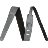 FENDER 2" REVERSIBLE SUEDE STRAP - BLK/GRY REMEN