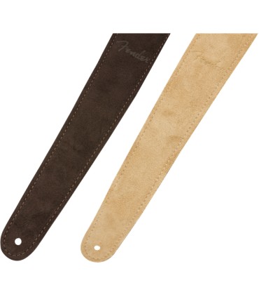 FENDER 2" REVERSIBLE SUEDE STRAP - BRN/TAN REMEN