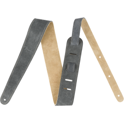 FENDER 2" REVERSIBLE SUEDE STRAP - GRY/TAN REMEN