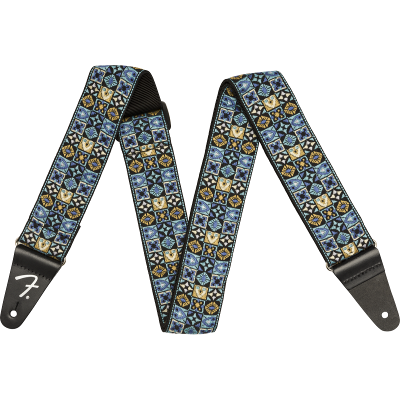 FENDER 2" FESTIVAL STRAP BLUE REMEN