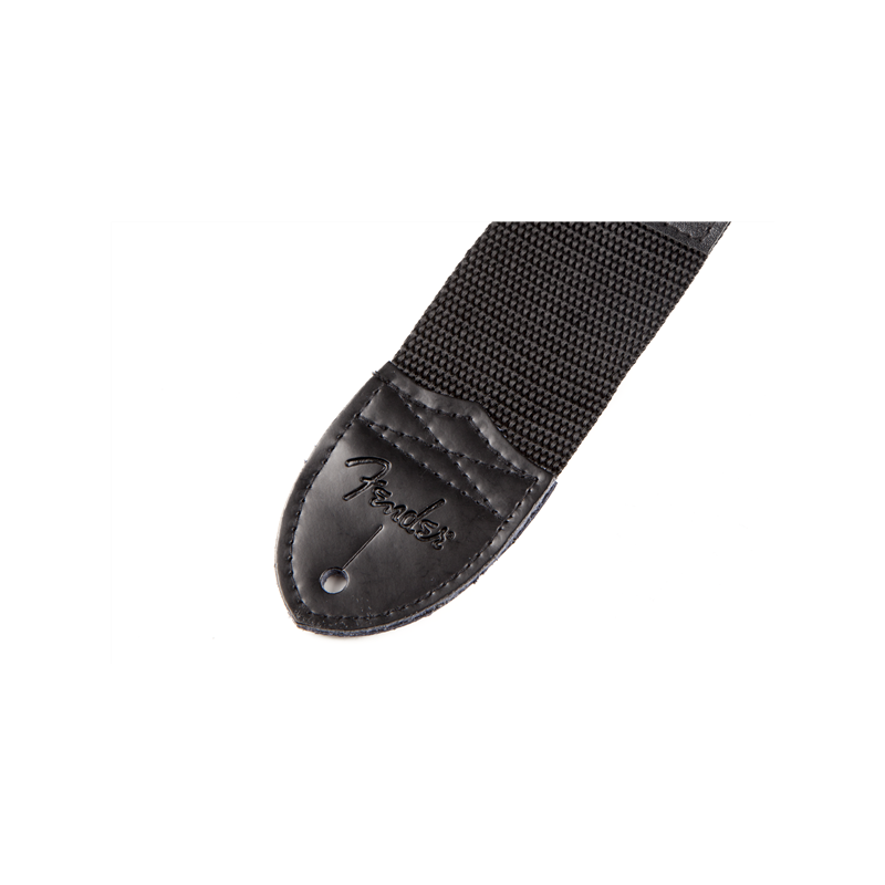 FENDER 2" POLY WHITE LOGO STRAP REMEN