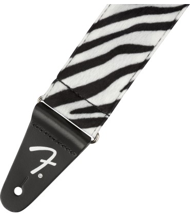 FENDER 2" WILD ZEBRA PRINT REMEN