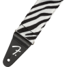 FENDER 2" WILD ZEBRA PRINT REMEN