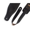 LEVY'S 3" TOP GRAIN LEATHER STRAP M26PD-BLK REMEN