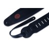 LEVY'S 4.5" GARMENT LEATHER BASS STRAP MSS2-4-BLK REMEN