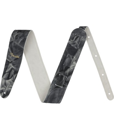 FENDER TIE DYE LEATHER BLACK REMEN