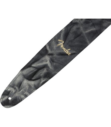 FENDER TIE DYE LEATHER BLACK REMEN